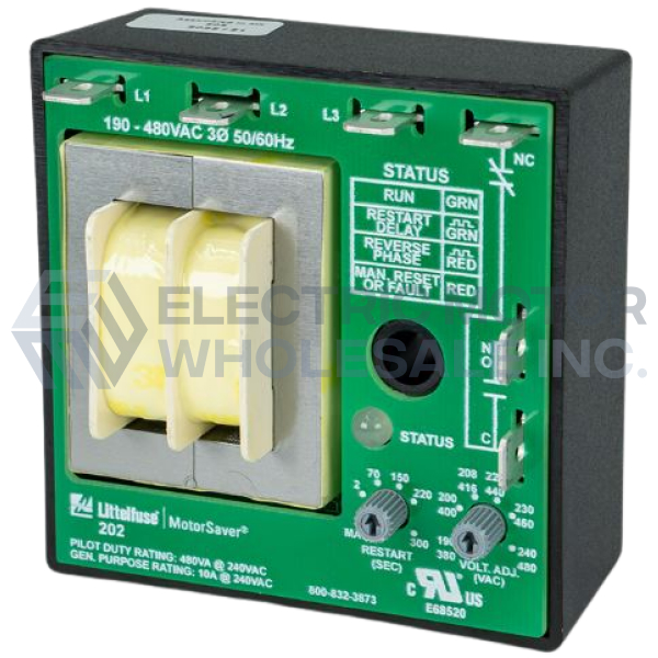 Image for Littelfuse SymCom 202-200-SP-NHV MotorSaver Protection Relay.